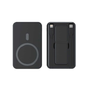Magsafe Wireless Charging PowerBank Phone Stand+ 1x lightning cable +1x typeC cable