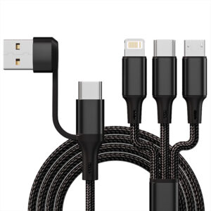 CB11 -  5 in 1 Fabric Fast Charging Cable