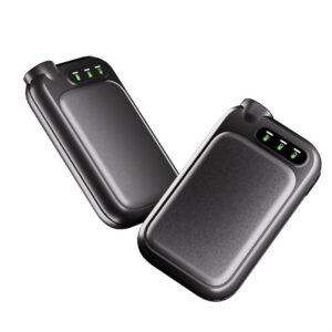 2025 Ultra-Thin Magnetic Mini Hand Warmer Customizable Logo Flashlight Hand Warmers LED Display Large Capacity Hand Warmer