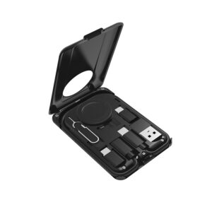 W14 -   15W Wireless phone and iwatch Charger with Micro USB, USB A, USB-C adapters and 60W Cable